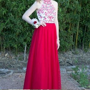 Halter Neck Prom Dress